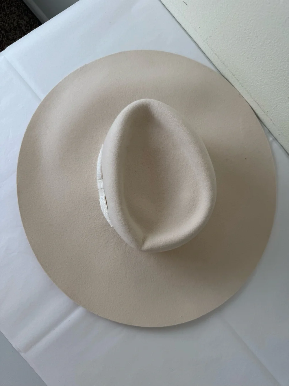 Van Palma Le Paul Wool Felt Hat Off White Size 56 Small Made France